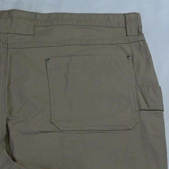 NEW Duluth 48 x 11" Khaki DuluthFlex Fire Hose Carpenter 71718 Cargo Shorts - Picture 4 of 5